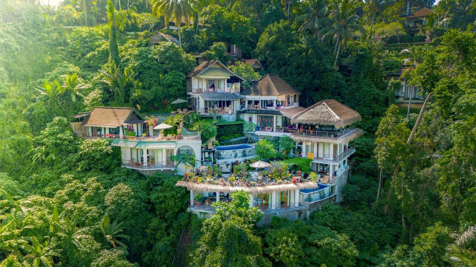 Villa Heaven View 9 Bedroom Best Nature Visuals Ubud Sayan