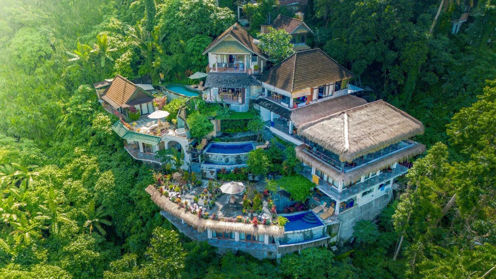 Heaven View 9 Bedroom Best Nature Visuals Ubud Sayan